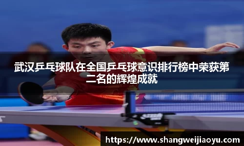 武汉乒乓球队在全国乒乓球意识排行榜中荣获第二名的辉煌成就